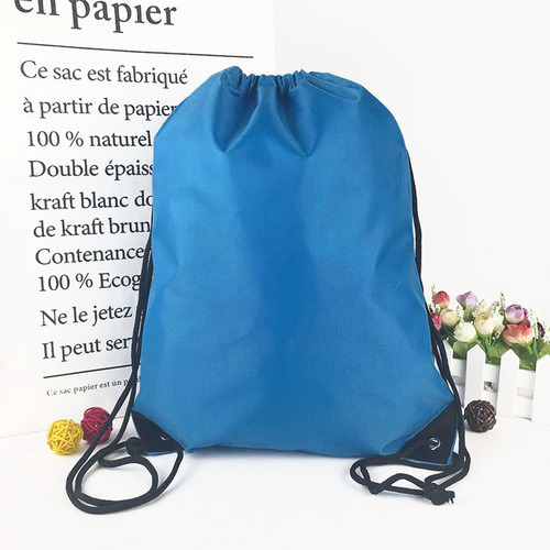 2025 Cross-Border Drawstring Backpack with Dual Straps | Adjustable-Drawstring Competition Bag | Unisex Training School Backpack | Advertising & Gift Bag