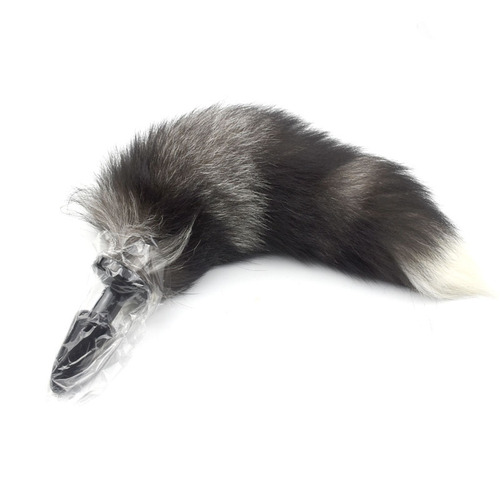 Adult sex toys, back court, female anal plug expansion device, female fox tail, ultra-large silicone anal plug