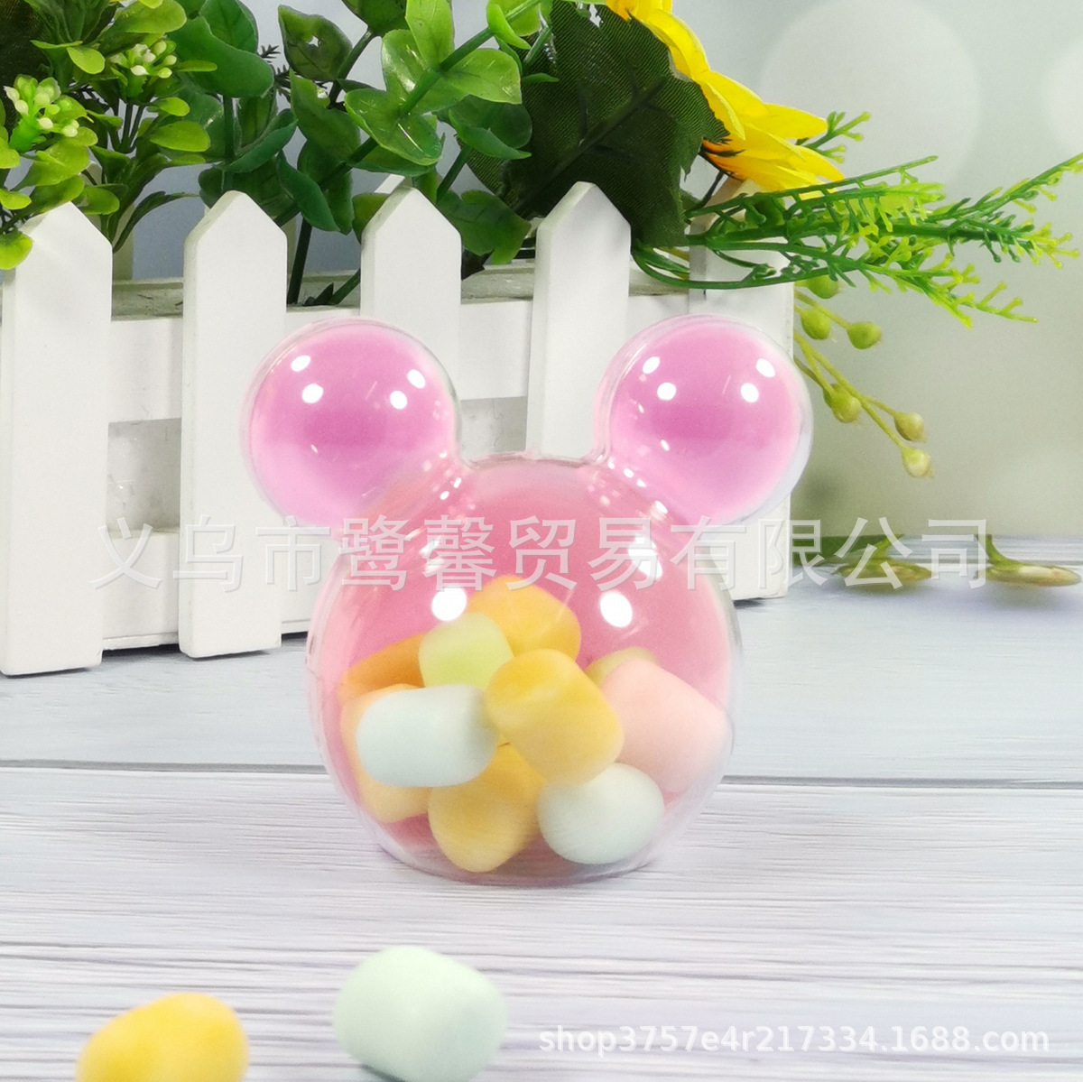 Comercio exterior e-commerce suministro transfronterizo cumpleaños de los niños lindo Mickey forma creativa caja de dulces Yiwu fábrica directa al por mayor