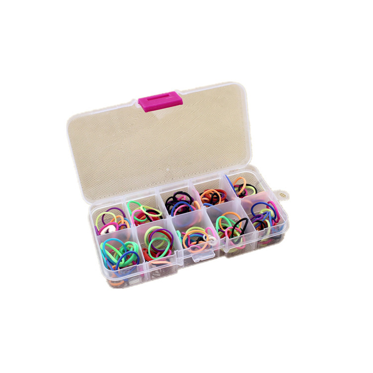 10 compartimentos piezas de PP desmontables, aparejos de pesca, ganchos, joyería, caja pequeña, caja de almacenamiento, caja de plástico, embalaje de almacenamiento