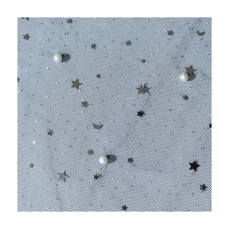 Fabricantes de suministro de estrellas pulverizadas polvo perlas multicolor falda de verano para mujeres tela de niñas