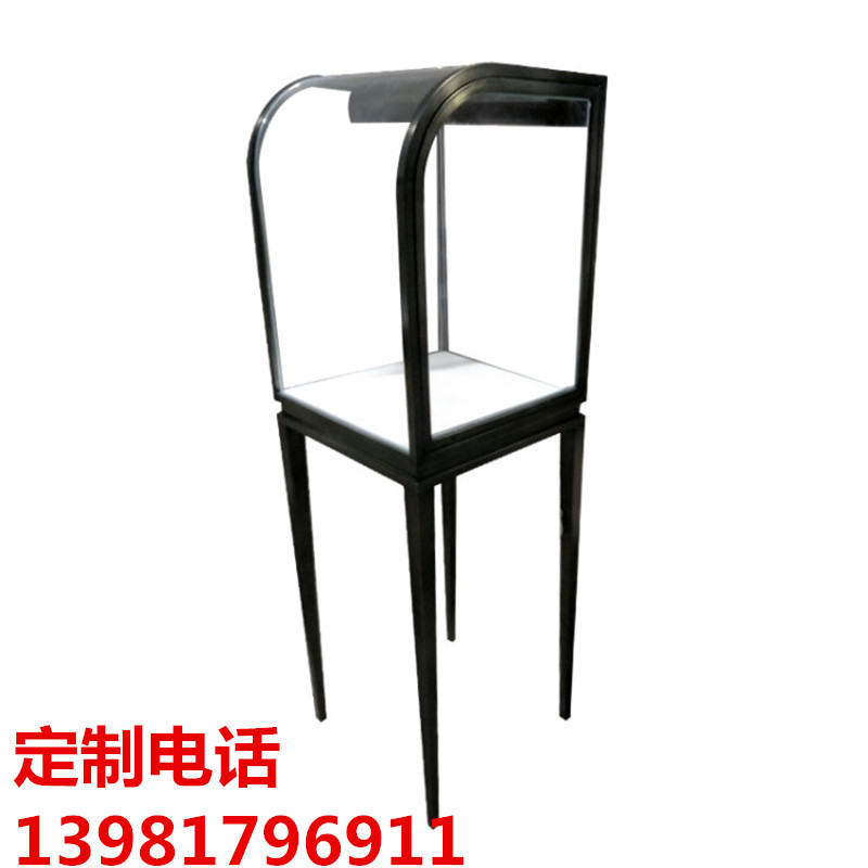 不锈钢电镀珠宝展柜银饰柜台黄金玉器饰品眼睛装修设计定制展示柜