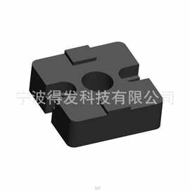 铝型材端面直角连接件 铝压铸 312.0300-0301A.01 表面可铝色喷漆