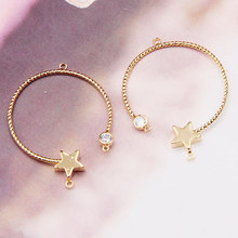 18K��������������ʯ�������h��� diy��Ʒ�|�����
