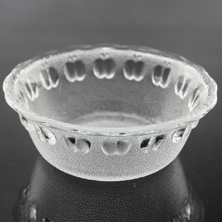 Wholesale thickened crystal glass bowl 5-inch Apple Bowl Salad Bowl Fruit Bowl chopsticks Bowl promotional gift binding gift