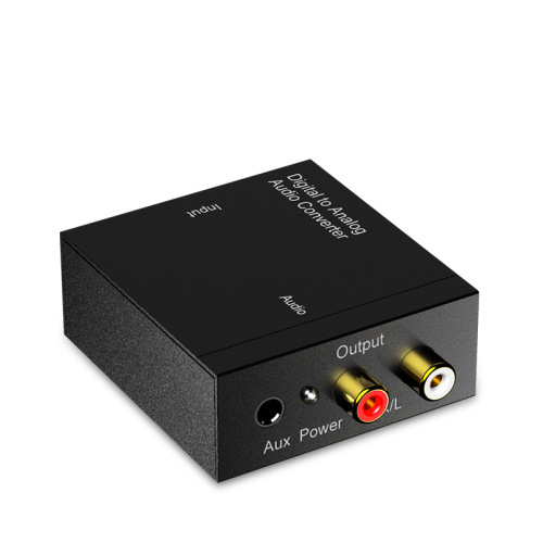 Cross-border digital to analog 3.5 audio coaxial converter fiber optic to analog spdif to lotus decoder