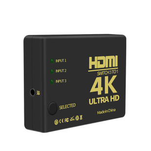 HDMI Splitter Three-in One-out Switcher Computer hdmi HD Connector Audio 3-in 1-out 4k * 2K Switching