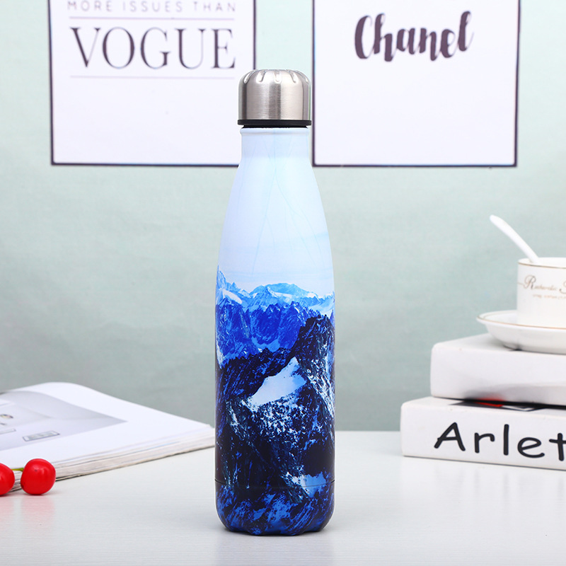 Simple deportes y ocio ventosa portátil al aire libre taza de agua del coche moda botella coque puesto diario por mayor