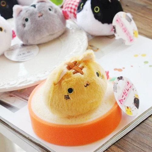 Cartoon kitten plush toy, cute gift, romantic plush toy, soft and fluffy, children's squeeze toy