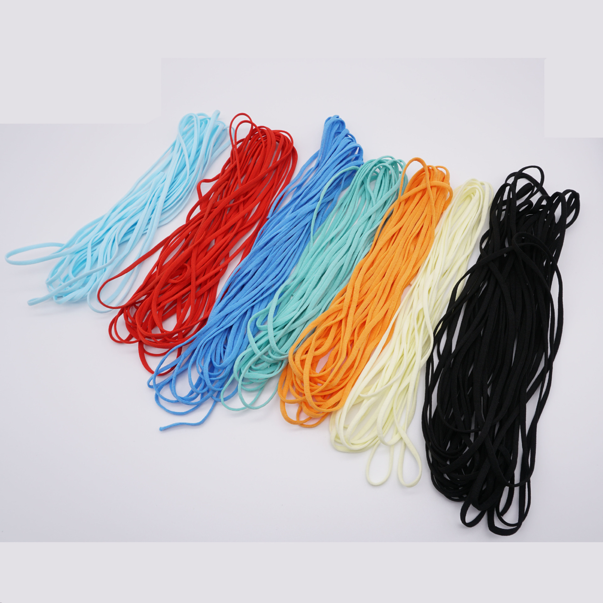 LM扁形白色扁形耳挂耳带3.5MM量大从优佩戴舒适