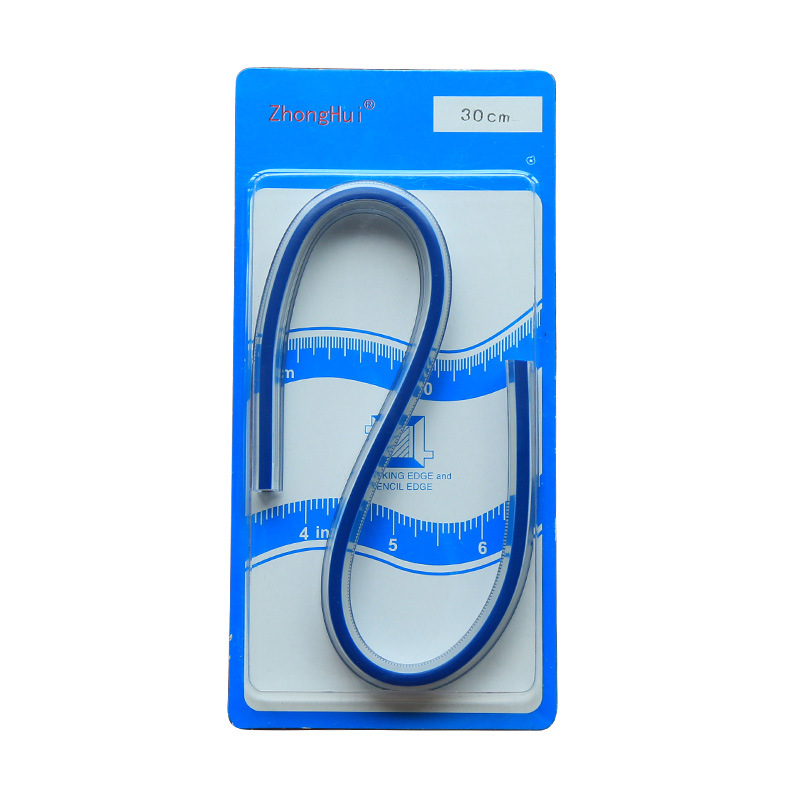厂家直供 测绘制图尺 服装设计曲线尺 任意弯曲定型蛇型尺软尺