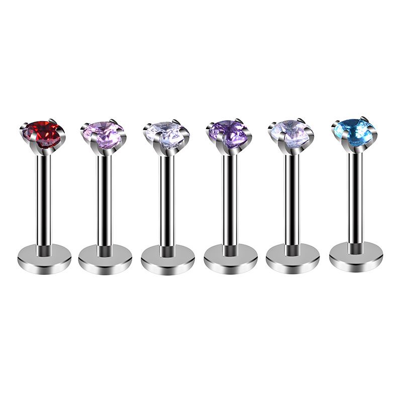 Lip piercing stainless steel