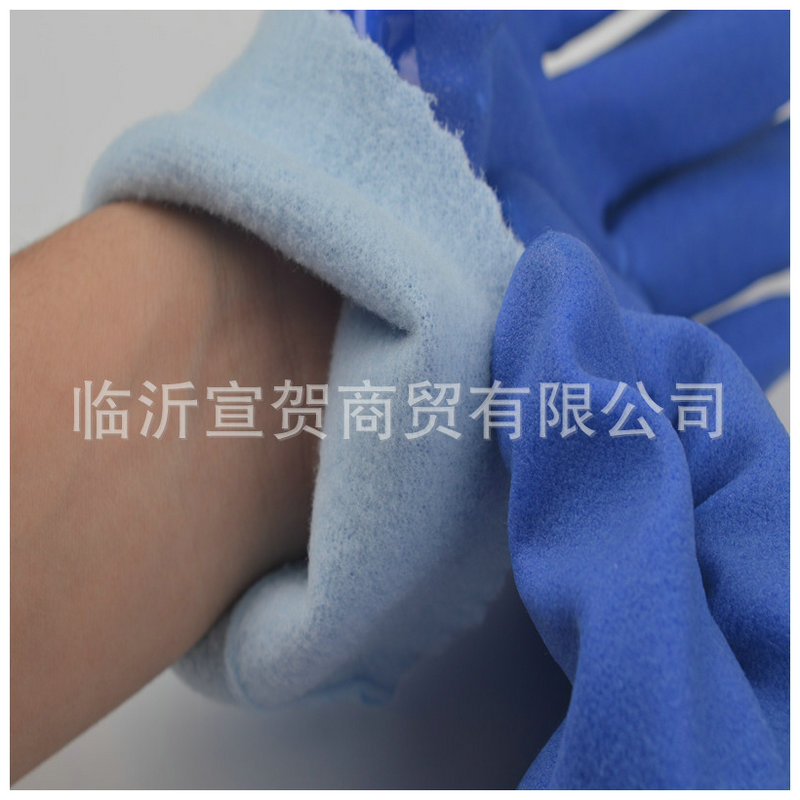 966-27春蕾906-27绒里手套兰耐油劳保批发耐磨防滑