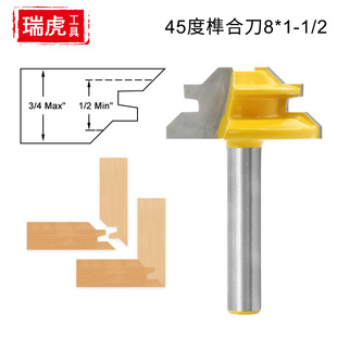 ľ��㊵� 45��龺ϵ� ƴ�嵶���l��ֱ�ǵ���̙Cľ������8*1-1/2