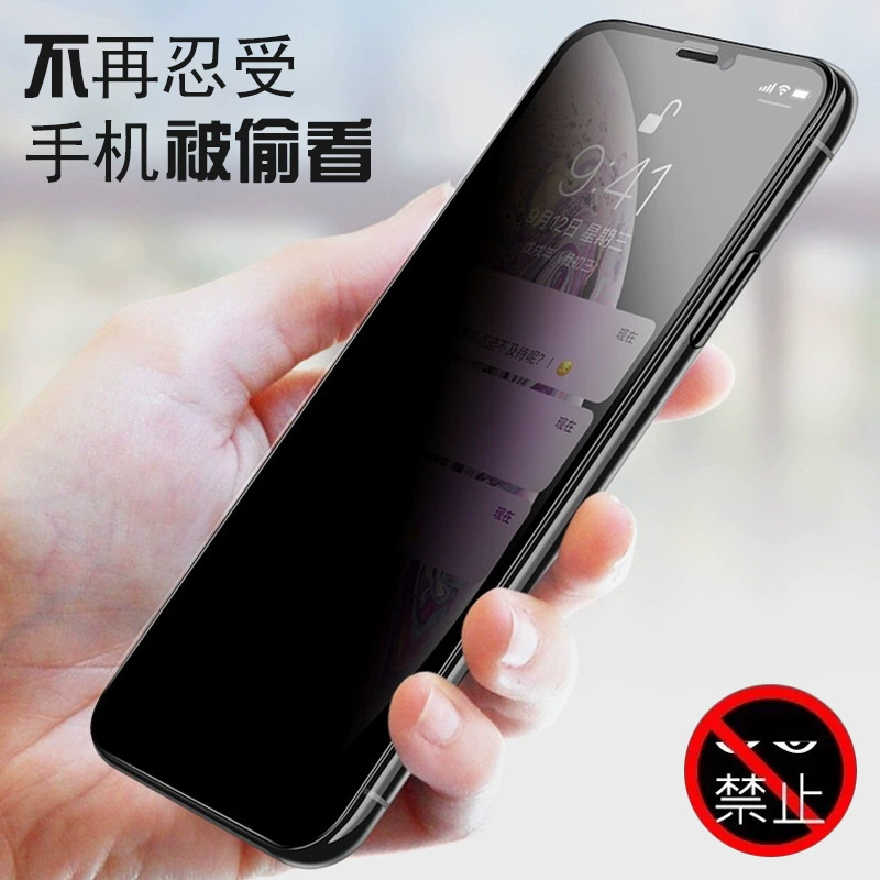 Защитная наклейка‑защита экрана (Apple) для iPhone 17/16/15/14 серия — 360° антипросвет, шелк/м frosted/прозрачная