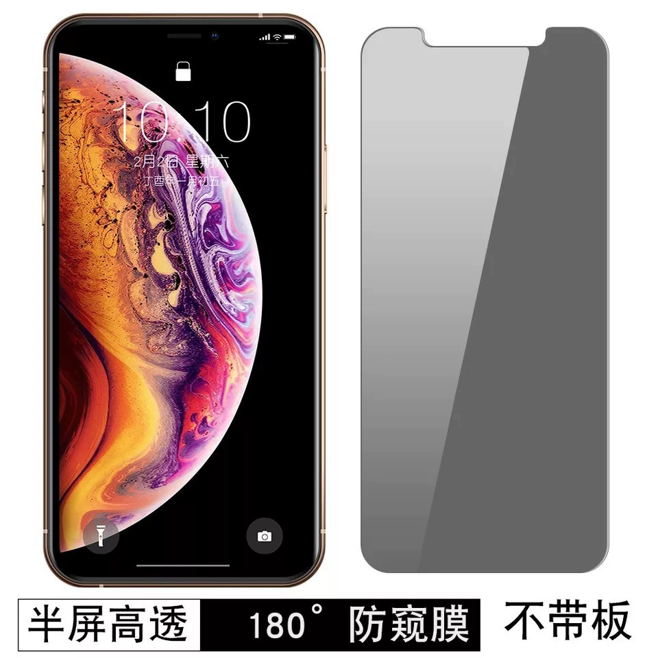 Защитная наклейка‑защита экрана (Apple) для iPhone 17/16/15/14 серия — 360° антипросвет, шелк/м frosted/прозрачная