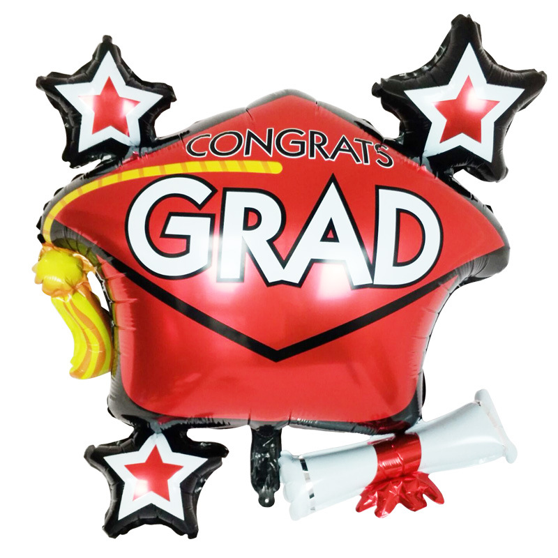 Decoración de Globos para la Temporada de Graduación, Suministros de Película de Aluminio, Decoración para Lugares de Celebración, Serie de Decoración para Celebraciones al por Mayor