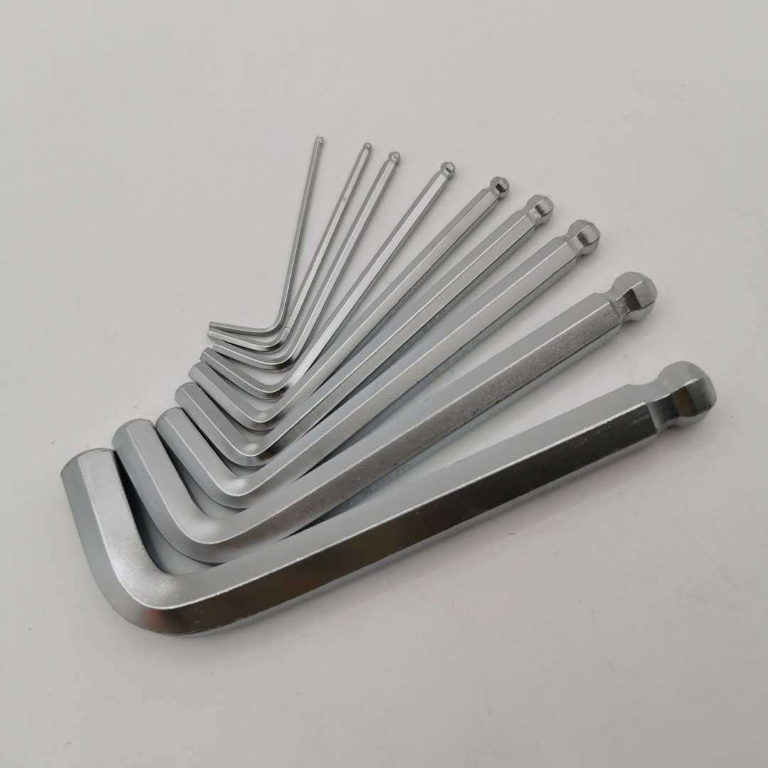 加长球头六角匙扳手批发自行车工具六棱扳手6角平头头内六角扳手