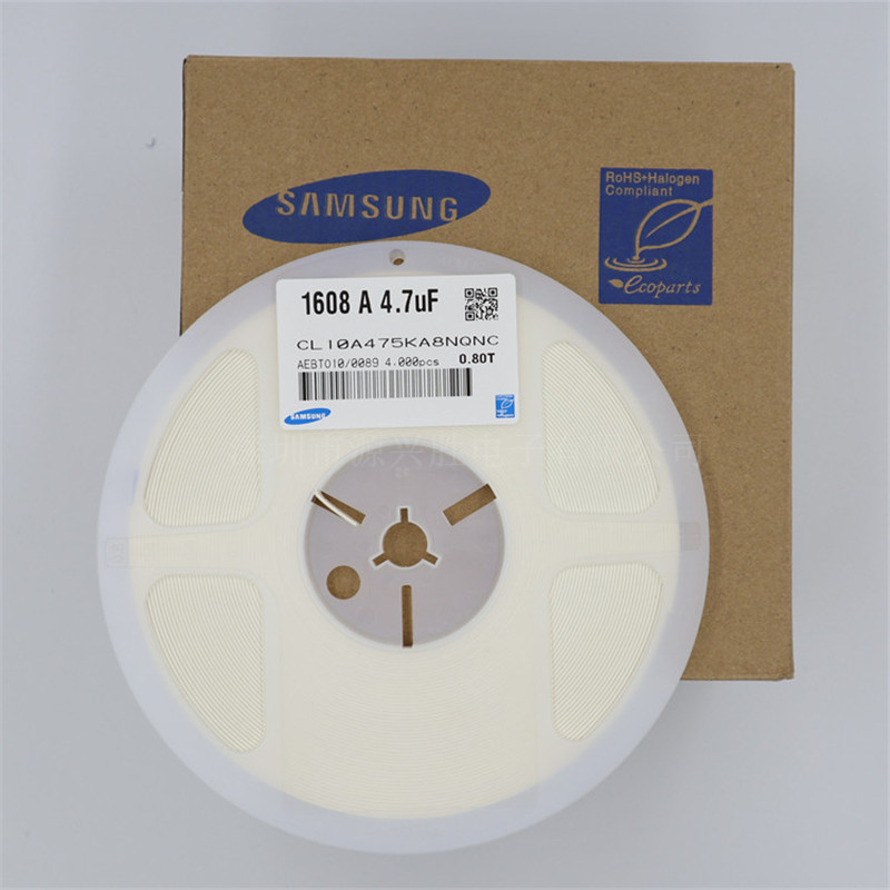 三星陶瓷 贴片电容 CL10A475KA8NQNC 0603 475K 4.7UF 25V X5R10%