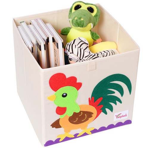 Large Children's Toy Storage Box for Clothes and Toys, Household Storage Box, Fabric Home Decor Item