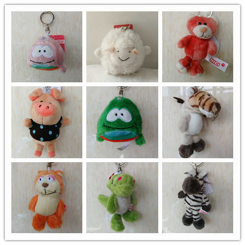 Cute and adorable animal plush keychains/balls, sheep, deer, gecko, pig, Year of the Pig gifts, wedding throwers