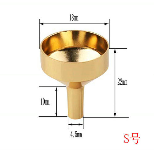 Metal funnel, scented oil dividing small funnel, aluminum mini perfume funnel, liquid dividing tool, multiple color options available