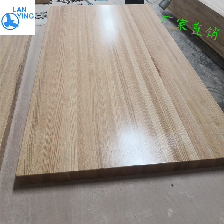厂家直销 美国红橡直拼板 桌面板 橡木板  木板按规格做橡木实木