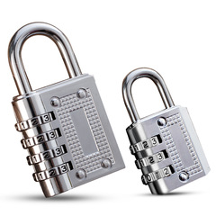 3/4-position gym locker cabinet box bag tool box small and large lock padlock padlock