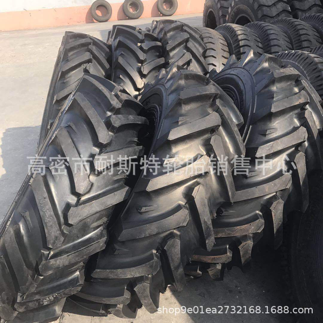 农用拖拉机 人字花纹13.6-24  R-1  农机具轮胎