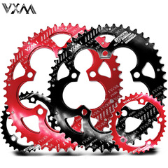 VXM Bicycle 110BCD Chainring for Road and Folding Bikes, 35T/50T Dual Chainring with Double Power, Elliptical Chainring
