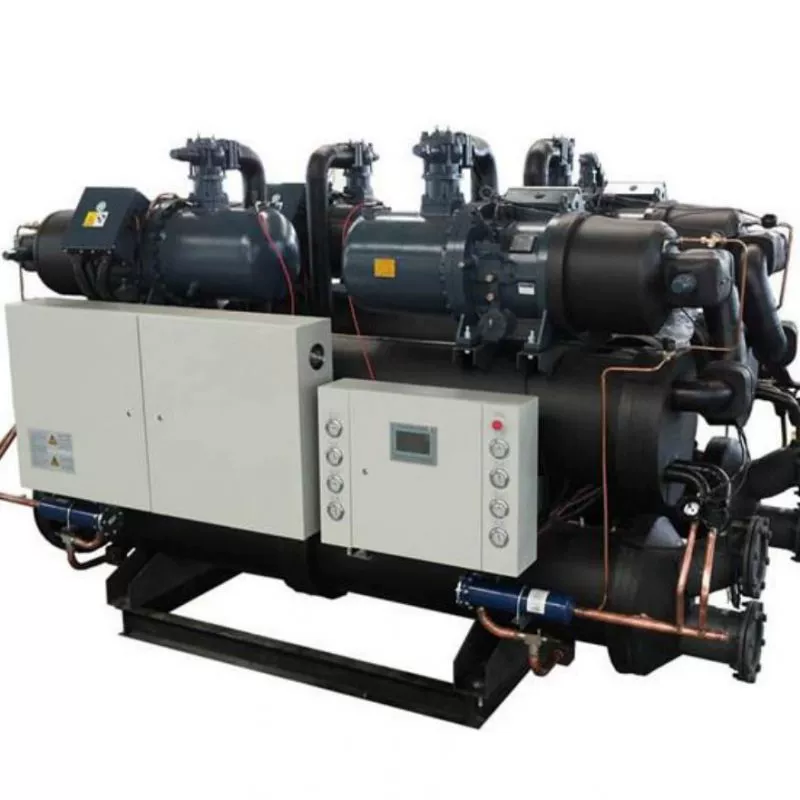 Поставка Zhangjiagang Напитки машины Охладитель винтового чиллера производитель низкотемпературного холодильника