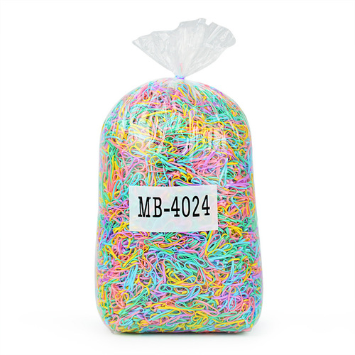 Jelly Color Rubber Bands Rubber Rings Elastic Bands 4024TPU Disposable Hair Ties Direct Manufacturer Sale