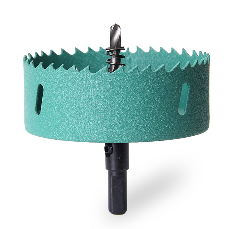 Jingteng Green Woodworking Tools M42 Bimetal Hole Opener Lamp Gypsum Board Wood Hole Opener Hole Saw Drill Bit