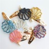 Fashionable children's hair accessory from pearl, cute hairgrip