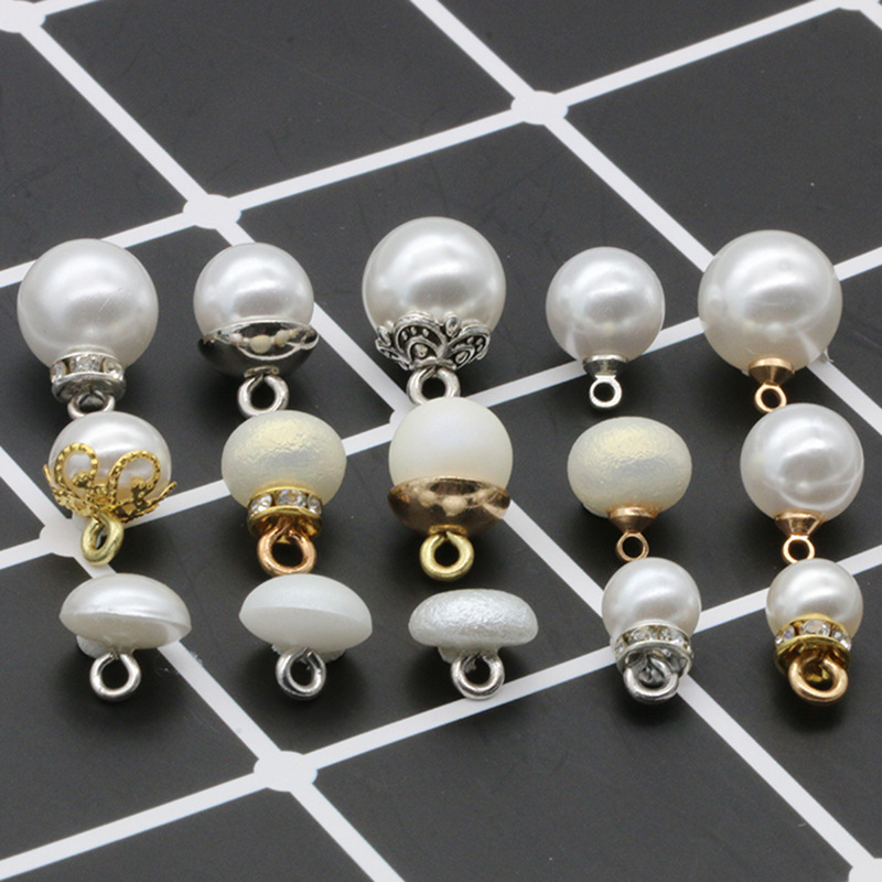 Round Pearl Button Button Fashion Chanel Style Shirt Women Decorative Button Clothes Cardigan Shirt White Button Round Pearl Button Button Fashion Chanel Style Shirt Women Decorative Button Clothes Cardigan Shirt White Button
