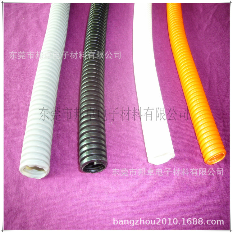 厂家供应各规格汽车线束波纹管 PP PE 阻燃波纹管  尼龙波纹管