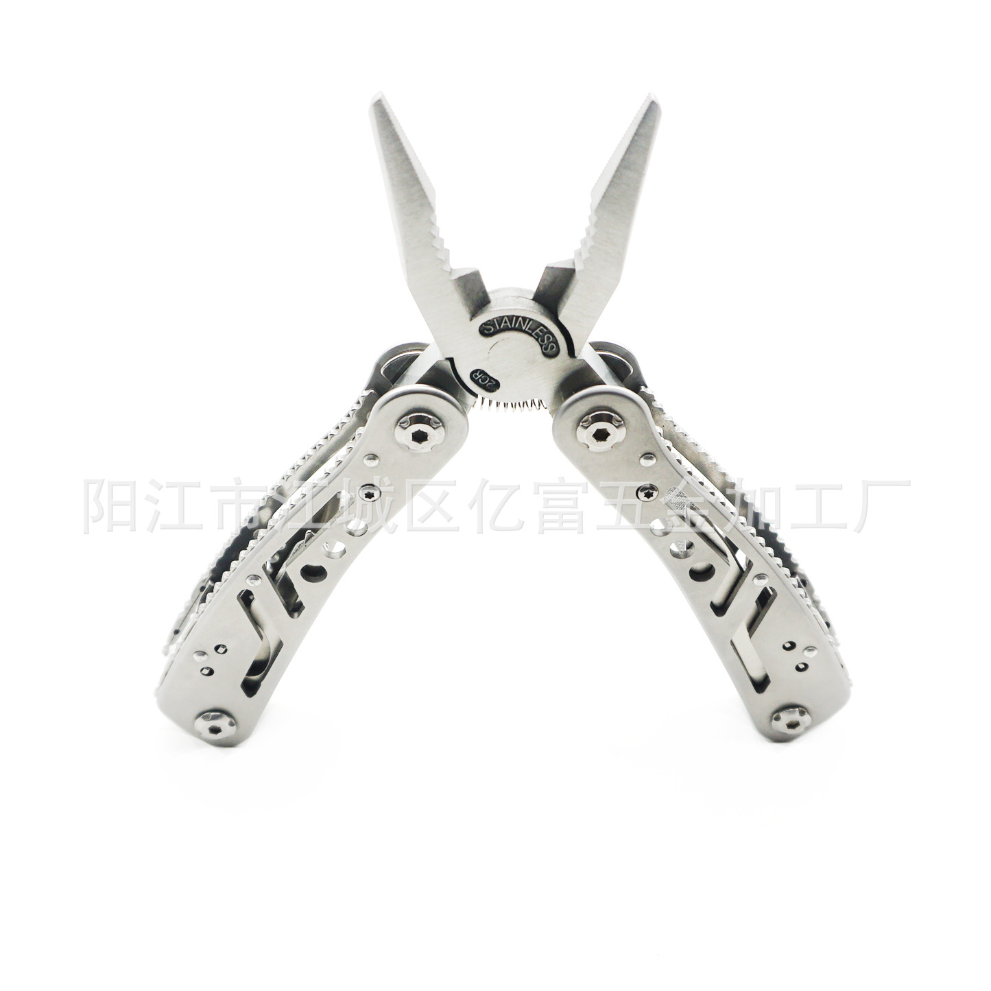 供应多功能折叠工具钳 不锈钢汽车礼品钳子 野营户外多用钳