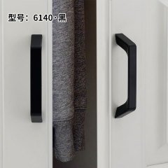 Factory direct sales zinc alloy modern cabinet handles American solid drawer wardrobe door handles furniture hardware