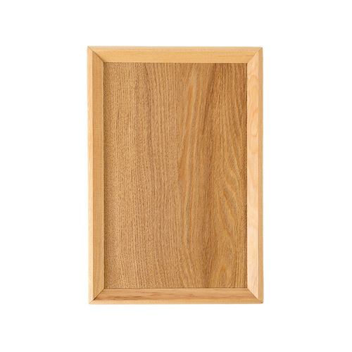 Retro wood color rectangular tea tray tea house cafe hotel tray holding wooden plate can be LOGO