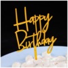 Yayli Cake Respuent Birthday Happy Baked Oppercake Cake Decoration Card 10 Film Direct Sales