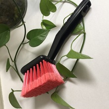 洗车刷 汽车轮胎刷 脚垫刷座椅刷洗车工具 地毯刷 清洗工具红毛刷