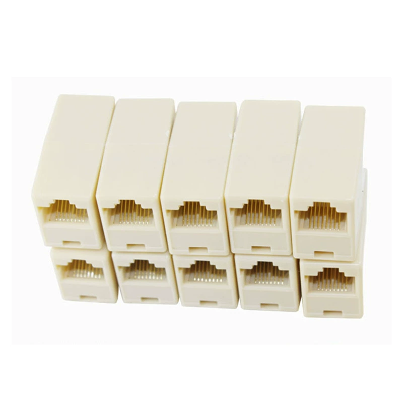 RJ45 сеть 8-ядерный прямой двойной сетевой кабель телефонные линии разъем восемь ядер прямой