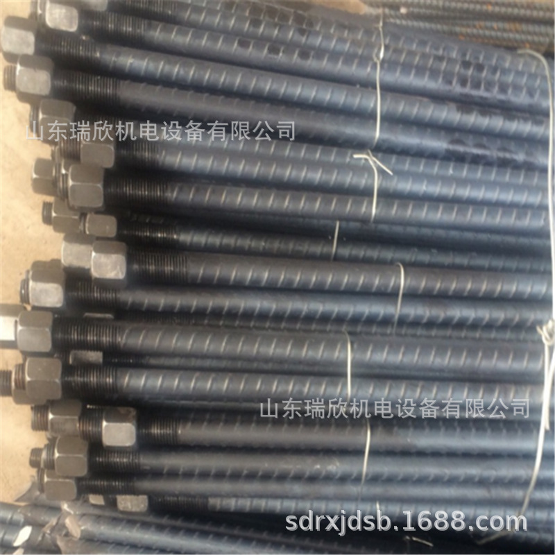 左旋锚杆厂家现货直供螺纹钢锚杆质优价廉16/18/20/22砂浆锚杆