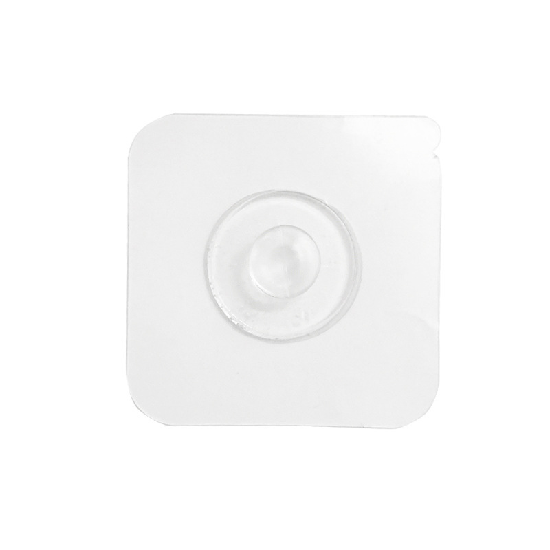 No-Nail Adhesive Gourd-Shaped Hooks for Bedroom Clocks and Wall Art, Secure Single-Nail Plastic Round Acrylic Hooks