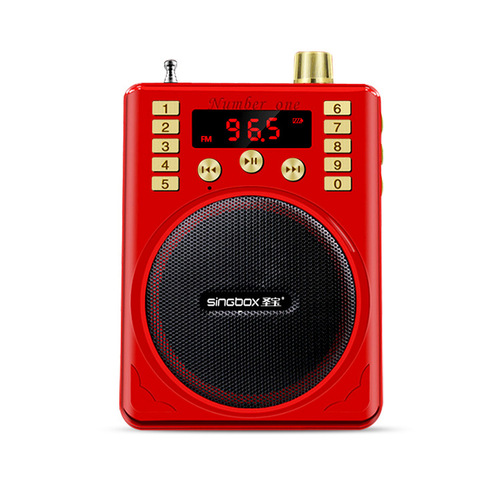 Zhidke 109A Teacher Microphone, Teaching Tour Guide Recording Waist-Borne Portable Amplifier, Radio, Jinzheng