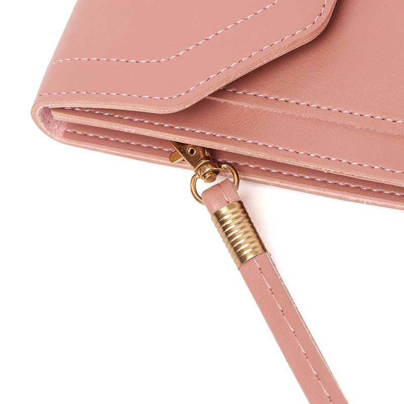 2023 nueva cerradura mini teléfono móvil bolsa monedero vertical ultra-Delgado crossbody bolsa colgante de una sola pieza entrega