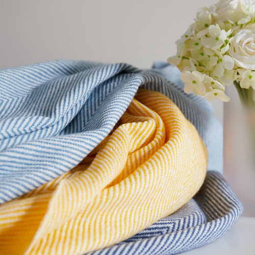 Woven jacquard weaving wavy pattern herringbone tassels blanket throw herringbone blanket thread blanket acrylic blanket