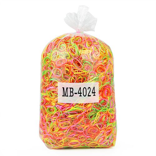 Jelly Color Rubber Bands Rubber Rings Elastic Bands 4024TPU Disposable Hair Ties Direct Manufacturer Sale