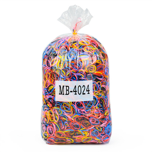 Jelly Color Rubber Bands Rubber Rings Elastic Bands 4024TPU Disposable Hair Ties Direct Manufacturer Sale