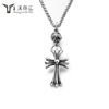 Men's necklace hip-hop style stainless steel, accessory, retro pendant, Korean style, simple and elegant design